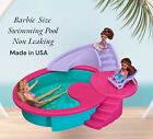  Barbie Size Pool Fashion Doll brats monster High Party Playset Pool Made In USA