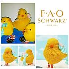 FAO SCHWARTZ Mother & 2 Baby Chics Chicken Country Farmhouse Animals Set of 3 