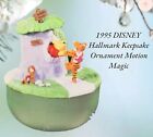 1995 DISNEY Xmas Ornament  Hallmark MOTION magic Winnie the Pooh Too Much Honey