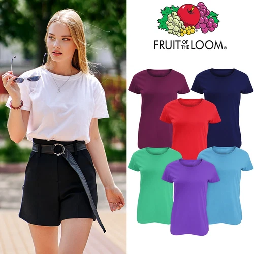 Fruit of the Loom Party/Cocktail T-Shirt Tops for Women