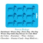 Dachshund / Weiner Dog Ice Cubes Molds Juice Wine Gelatin Chocolate Soap mold