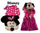 Disney Minnie Mouse Pink Polka Dot Plush Dog Costume w/ Hoodie Medium