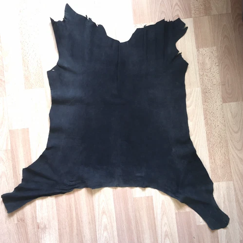 Schwarze Ganze Lederhaut Leder und Felle für die Lederbearbeitung