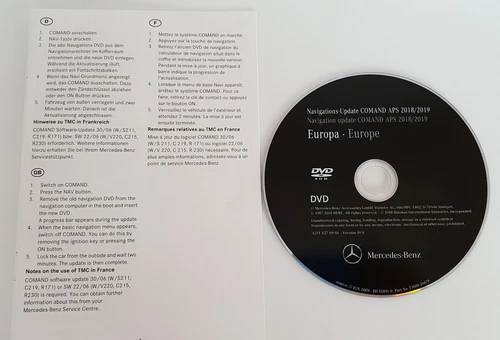 Mercedes-Benz-Grün DVD Navigationssoftware & Karten für GPS-Systeme im Auto