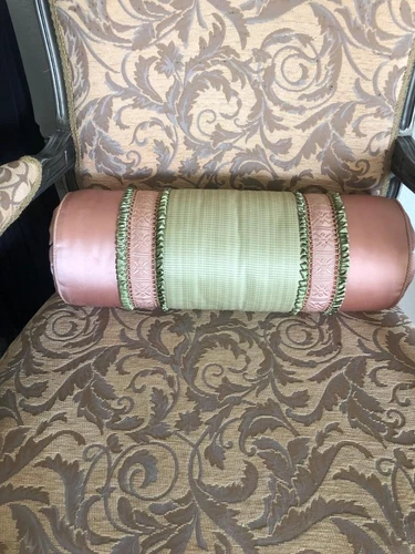 Collarín de Satén de algodón Almohadas de Decoración para el Hogar