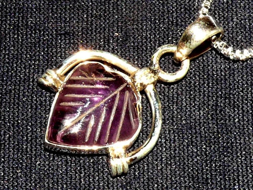 Ciondoli di lusso in argento con pietra principale ametista ametista