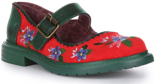 Scarpe da ginnastica rosse Irregular Choice per donna