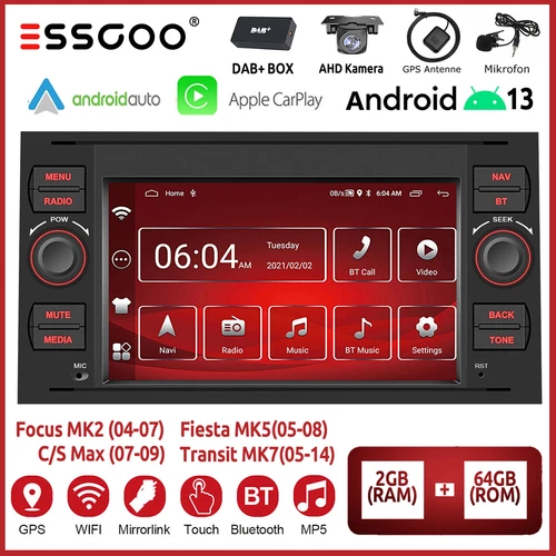 Autoradios mit DAB, Android von Ford