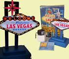 EUC Vintage Welcome To Fabulous Las Vegas Light Up Animated lighted Casino Signs