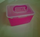 NEU Pink Lock und Lock BOX HPL 827 Frischhalte Gefrier dose mit Tragegriff 4,5l