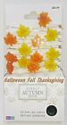 Fall Harvest Maple Leaves Thanksgiving Holiday Deco 25 LED  String Light w Timer
