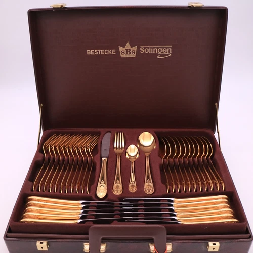 Solingen Besteck-Sets in Gold