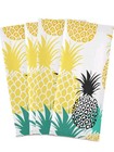Set of 4 Tropical Pineapple  Bathroom Hand Towels / Kitchen Dish Towel