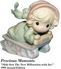 Precious Moments1999 Slide Into Next Millennium With Joy Ornament figure 587788
