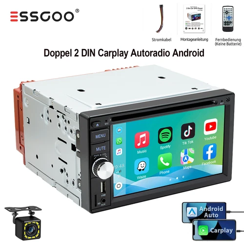 Zoll Bildschirmgröße 6,2 Doppel-DIN Softwaremedium CD-Einbau-Navigationssysteme