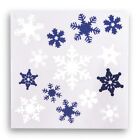 14 Darice Decorative Snowflake Decals Vinyl Glass plastic wood mirror window