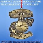 4" Bronze United States Marine Corps symbol "Semper Fidelis" Military Ornament