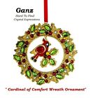 Ganz Crystal Cardinal of Comfort Wreath Ornament Ganz Crystal Expressions 