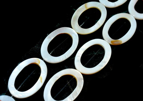 Ovale Strang Perlen, Perlen