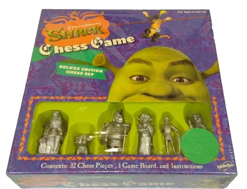 Ajedrez de plástico Shrek