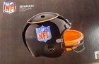 NEU NFL Football Snack Helm  Schwarz rot American Super Bowl NFL 4 Teiliges Set