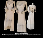 Cabernet Vintage Slip Dress Lingerie, peignoir nightgown negligee, gown robe set