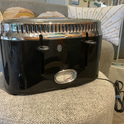 Tostadora estándar de acero inoxidable Russell Hobbs tostadoras