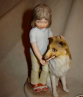 Signed Ltd. Ed. #528 Roman Inc Frances Hook Good Doggie Porcelain Figurine 1984
