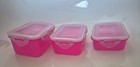 NEU 3 Lock & Lock Dosen PINK Frischhaltedosen Gefrier dose HPL 811/814 /810