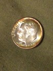 1952 Silver Roosevelt Dime BU Beautiful Rainbow Toning