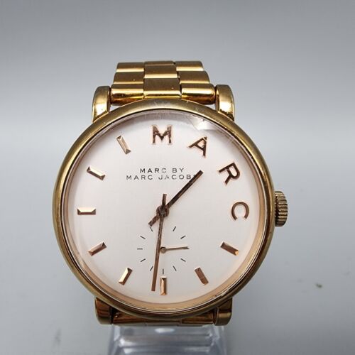 Marc by Marc Jacobs Baker Relojes de pulsera de oro rosa estuche
