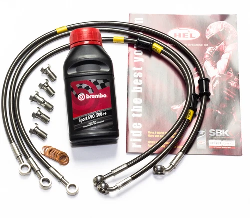 Braided Motorcycle & Scooter Brake Lines, Hoses & Fittings