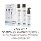 NIOXIN Hair Treatment System 5 Kit For Medium/Coarse Normal to Thin Looking Hair