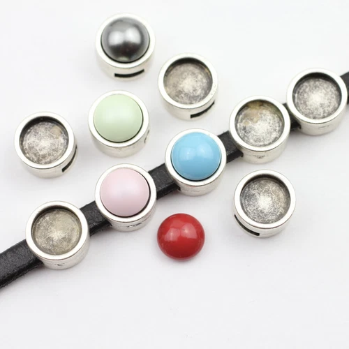 Perlen, Schmucksteine & -kugeln Scheibe Metall