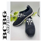 MSRP $119 BCBGeneration Loren Women's Jeweled  Rhinestone Suede Shoes Sneakers 7