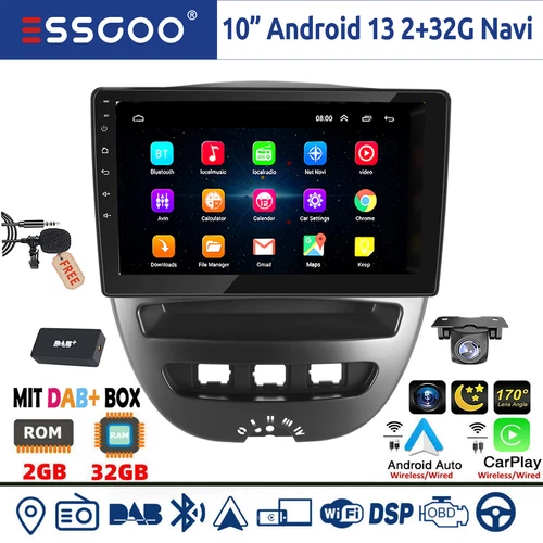 2 DIN Autoradios mit DAB + von Peugeot