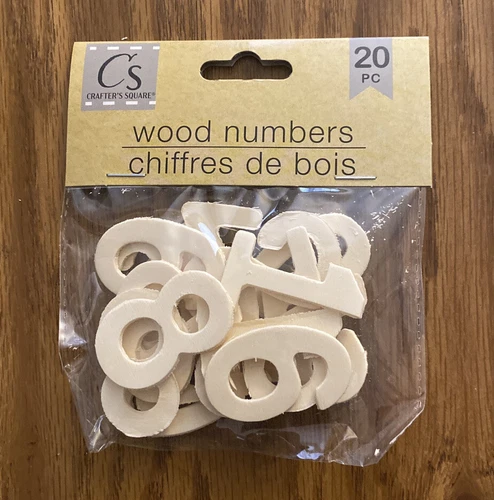 Number Clothespin Decorative Woodcrafts