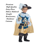 Medieval Knight Renaissance Musketeer Premium Deluxe Costume Size Small 4-6