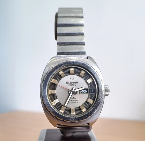 Eterna KonTiki Silver Band Wristwatches