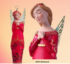 2005 Hallmark Ornament Figurine ANGEL of Love- Red Is the Color Of Love