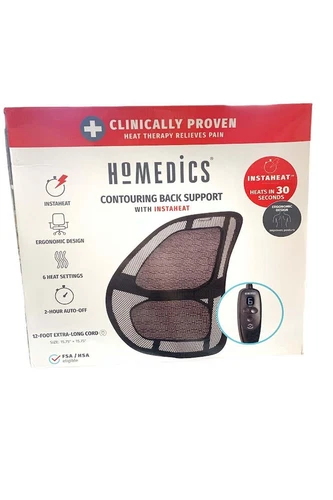 HoMedics Negro Ortopédico Cojines de asiento y postura