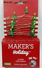 25 LED Mini String Light  Christmas Green Tree Shape Holiday Light Decorations 