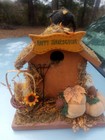 Beautiful Hand Made Bird House Fall Theme