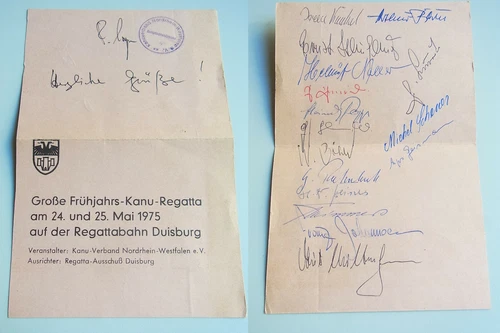 Kanusporten Autogramme & Autographen