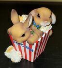 Dean Griff's Wee Whispers Rabbit "We Keep Things Pop'In"  Rabbits in Popcorn Box