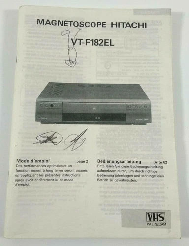 Manuales y documentación de imagen y sonido Hitachi