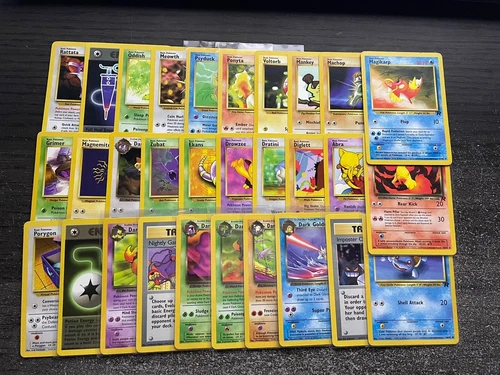 Lots mixtes de cartes jeux de cartes à collectionner pokémon JCC Team Rocket