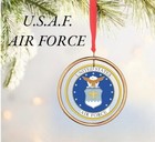 U.S.A.F. AIR FORCE Military Armed Services All Occasion Commemorative Christmas