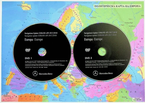 Mercedes-Benz E-Klasse Cabriolet DVD Navigationssoftware & Karten für GPS-Systeme im Auto