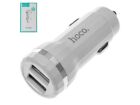 Dual USB Port Car Charger Adapter Fast Charging for iPhone Samsung LG HTC White